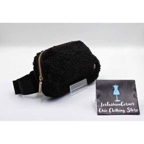 Lululemon Women's Black Sherpa Fleece Belt Bag Crossbody Waist Pack 3040 - Picture 9 of 15